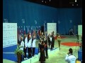 CEREMONIE PODIUM TEAMS CHPTS D'EUROPE 2011 DE TENNIS DE TABLE.MP4