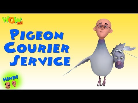 Motu Patlu Cartoons In Hindi | Animated cartoon | Pigeon courier service | Wow Kidz