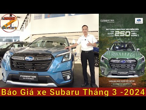 Báo giá xe Subaru Tháng 3-2024 | Ưu đãi tốt nhất