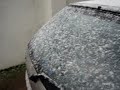 Nieve en La Plata - Argentina