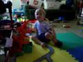 Morgan singing Pooh Excercise Song