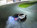 Nissan 240SX and Pontiac GTO drift (spin & almost crash!) 98
