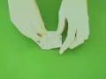 Видеосхема оригами из денег - лягушка 2