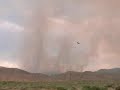 Wildfires near Mound House, Nevada