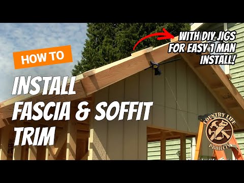 how to fit soffits and fascias