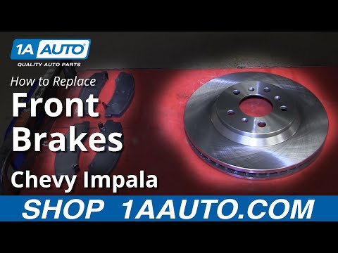 How To Install Do a Front Disc Brake Job 2006-12 Chevy Impala