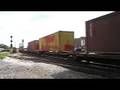 NS 8829 Leads NS 282, Intermodal/Autorack at North Dalton