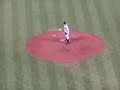 Carlos Zambrano breaks bat over knee......
