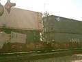 NS units lead a stacktrain towards LA (DAMN QUIET ZONE)