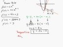 calculus - find the equation of the tangent derivatives derivative line intuitive math help