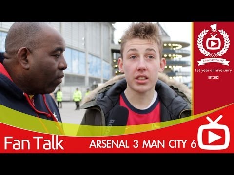 Arsenal 3 Man City 6 - We Won't Win The League
