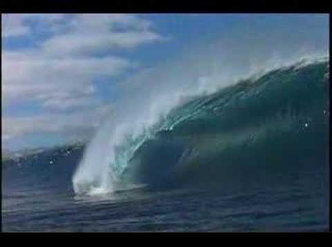 Awash under waves