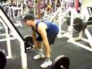 225 lb barbell rows