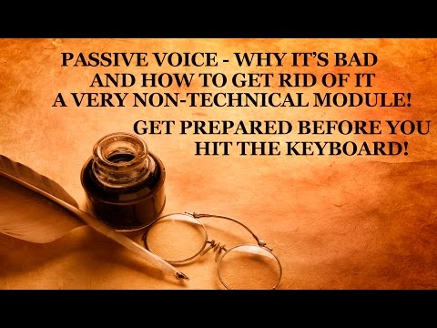 how to fix passive voice