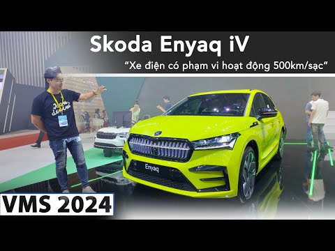 Đánh giá nhanh Skoda Enyaq iV: Xe điện có phạm vi hoạt động 500km/sạc |XEHAY.VN|