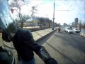 Авария на мотоцикле, снятая видеорегистратором