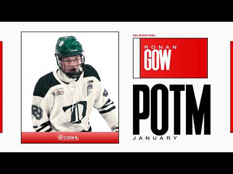  U15 Prep January POTM | Ronan Gow, Delta Hockey Academy 