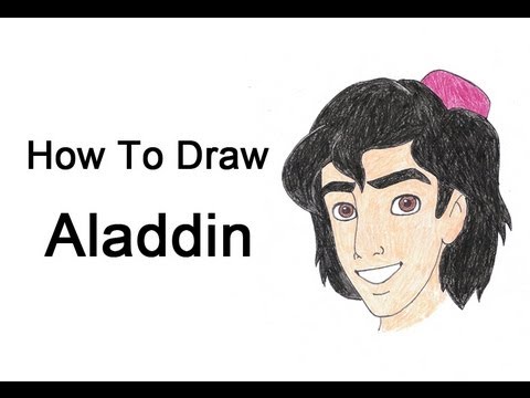 how to draw aladdin