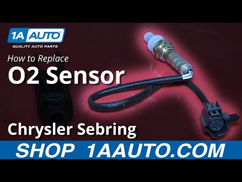 How To Install Replace Upstream O2 Oxygen Sensor 2001-04 Chrysler Sebring 2.7L