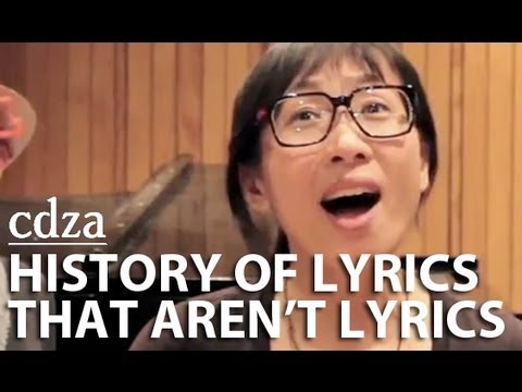 History Of Lyrics That Aren't Lyrics with Jane Lui