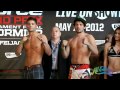 Strikeforce: Barnett vs Cormier Weigh-Ins: Main Card