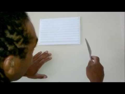 how to install an air vent in a wall