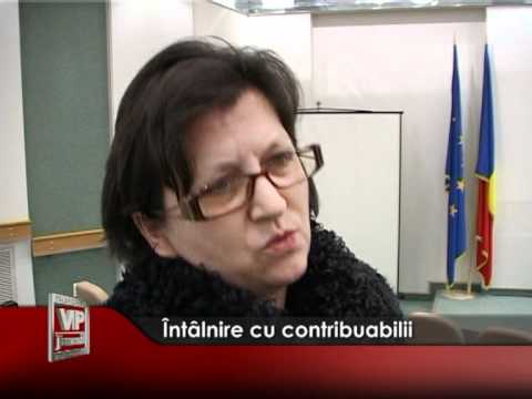 Întâlnire cu contribuabilii