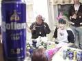 100 shots of beer in 100 minutes