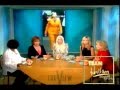 LADY GAGA DEVOTEDLY DEFENDS HILLARY CLINTON AGAINST  BULLY  FASHION GARU ON THE VIEW