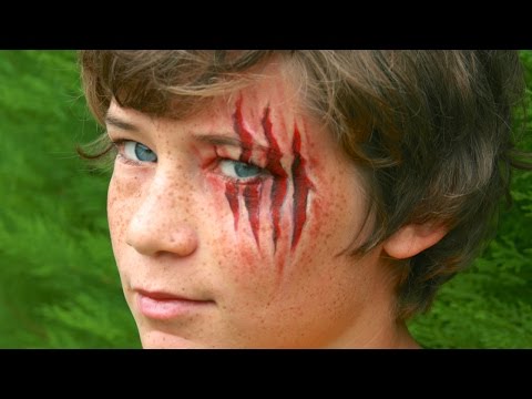 how to halloween face paint