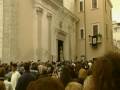 la processione di San Lorenzo Maiorano  2009 - l'uscita del santo -