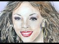 mes dessins de donna summer (70x50cms)
