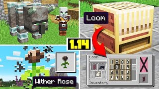 New Pillager Mobs Wither Rose New Loom Block New Items Minecraft 1 14 Snapshot Update Minecraftvideos Tv