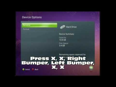 how to clear cache on xbox 360