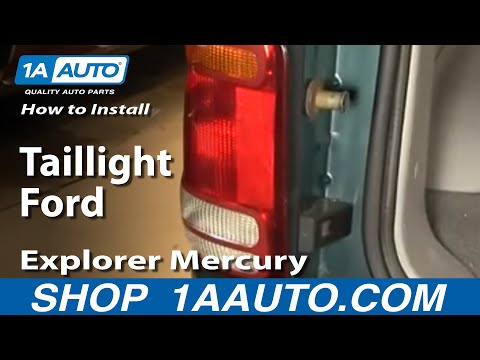 How To Install Replace Taillight Ford Explorer Mercury Mountaineer 98-01 1AAuto.com