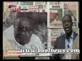 La revue de presse avec Mamadou Mouhamed Ndiaye 10 decembre 2012