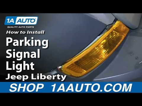 How To Install Replace Change Parking Signal Light 2005-07 Jeep Liberty