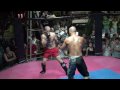 MMA smoker fight, Michael vs Teddy at BBQ Beatdown 20 at Tiger Muay Thai and MMA, Phuket, Thailand