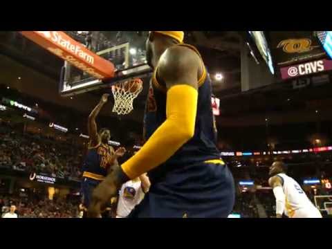 Curry's Warriors Battle James' Cavs in Super Slow-Mo
