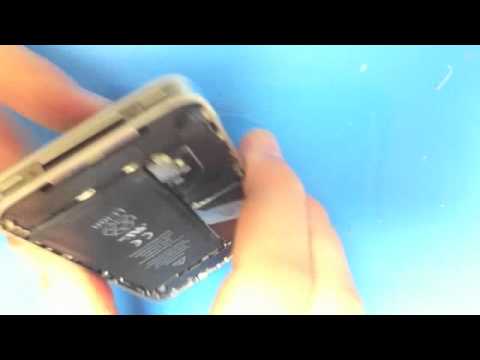 how to treat iphone dropped in water