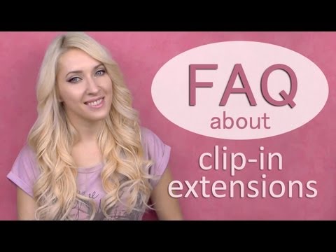 how to fasten hair extensions