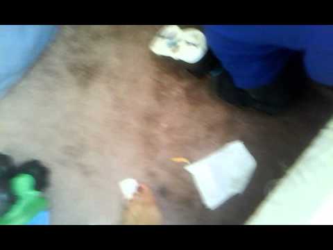 how to get urine out of a vent