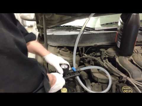 how to service cooling system
