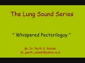 Breath Sounds - Whispered Pectoriloguy