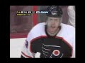 Denis Gauthier levels Florida defenseman Jay Bouwmeester int Denis Gauthier levels Florida defenseman Jay Bouwmeester int