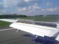 Flugzeuglandung in Hamburg aus Rom