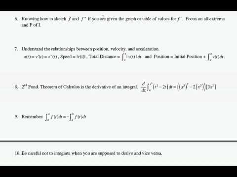 how to pass the ap calculus ab exam
