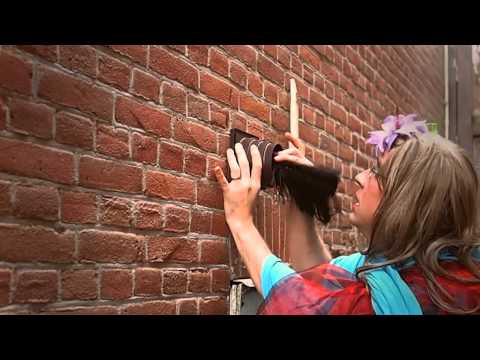 how to drill a vent hole through brick