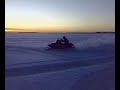 Skoter breko i Haparanda med min XCR 600