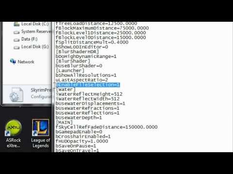 how to enable data files in skyrim